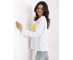 Italy Moda Palaidinė-MI-BZ-M6169.03-balta-geltona