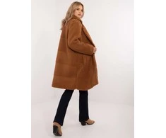 Italy Moda Paltas-DHJ-PL-19991.86-šviesiai rudas