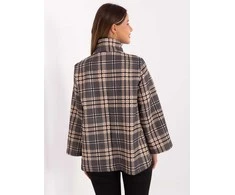 Italy Moda Paltas moterims -IT-PL-31820-2.21P-juoda
