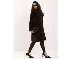 Italy Moda Płaszcz-IT-PL-G6820.01P-ciemny ruda