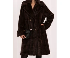 Italy Moda Płaszcz-IT-PL-G6820.01P-ciemny ruda