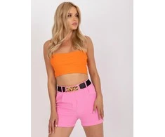 Italy Moda Šortai-DHJ-SN-13186-1,70-rožinės spalvos