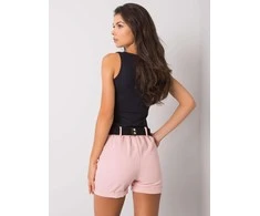 Italy Moda Šortai-DHJ-SN-13186.03P-šviesiai rožinės spalvos