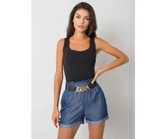 Italy Moda Šortai-DHJ-SN-13189.05P-tamsiai mėlyni