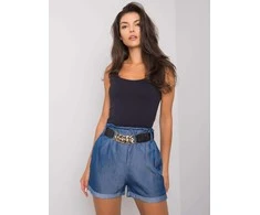 Italy Moda Šortai-DHJ-SN-13189.05P-tamsiai mėlyni