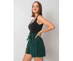 Italy Moda Šortai-DHJ-SN-13295.76-tamsiai žalia