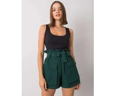 Italy Moda Šortai-DHJ-SN-13295.76-tamsiai žalia