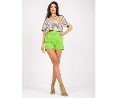 Italy Moda Šortai-DHJ-SN-15776.01P-Šviesiai žalia
