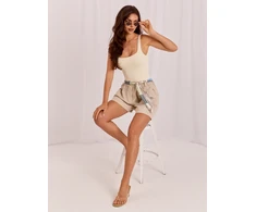 Italy Moda Šortai-IT-SN-FL10552SPL-1.47-smėlio spalva