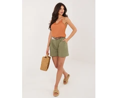 Italy Moda Šortai-IT-SN-FL10552SPL.49-khaki