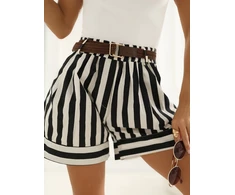 Italy Moda Šortai-IT-SN-FL10552YGM.64-juoda