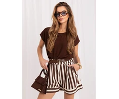 Italy Moda Šortai-IT-SN-FL10552YGM.64-ruda