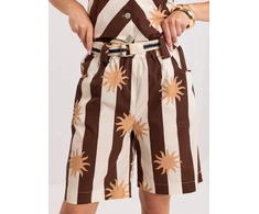 Italy Moda Šortai-IT-SN-FL10889YGM.20-ruda