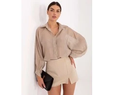 Italy Moda Šortai-IT-SN-FL8755.20P-smėlio spalva