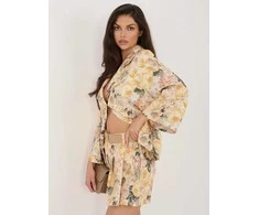 Italy Moda Šortai-IT-SN-FL8757-1.30-geltona