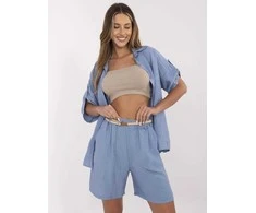 Italy Moda Šortai-MI-SN-6620.72P-mėlyna