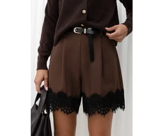 Italy Moda Šortai-MI-SN-93435.59-ciemny ruda