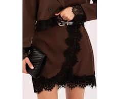 Italy Moda Šortai-MI-SN-93436.32-ciemny ruda
