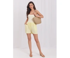 Italy Moda Šortai-MI-SN-A248828.75-jasny geltona