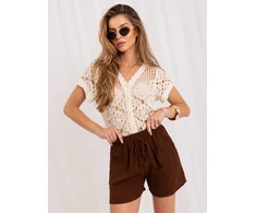 Italy Moda Šortai-MI-SN-A248828.75-ruda