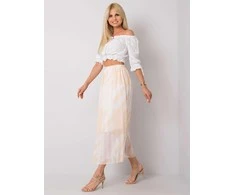 Italy Moda Spódnica-DHJ-SD-13325.73P-šviesiai smėlio spalvos