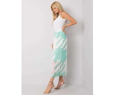 Italy Moda Spódnica-DHJ-SD-13325.73P-balta-žalia