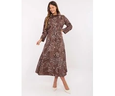Italy Moda Spódnica-IT-SD-18951-5.07-ciemny bezowy