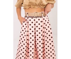 Italy Moda Spódnica-IT-SD-22729.65-brzoskwiniowy