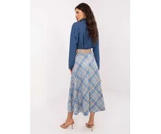 Italy Moda Spódnica-IT-SD-23296-2.06-mėlyna