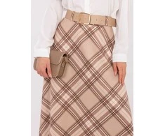 Italy Moda Spódnica-IT-SD-23296.84-smėlio spalva