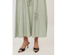 Italy Moda Spódnica-IT-SD-3061.68-khaki