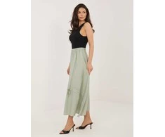 Italy Moda Spódnica-IT-SD-3061.68-khaki