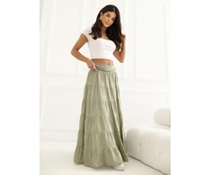 Italy Moda Spódnica-IT-SD-FL9357MSL.52-khaki