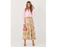 Italy Moda Spódnica-IT-SD-FL9850-2.17-geltona
