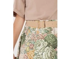 Italy Moda Spódnica-IT-SD-FL9850-2.17-žalia