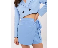 Italy Moda Spódnica-MI-SD-121388.39-šviesiai mėlyna