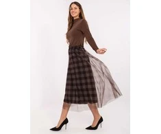 Italy Moda Spódnica-MI-SD-271329-2.02-ruda