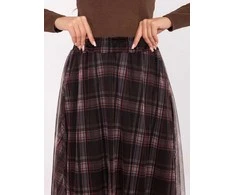 Italy Moda Spódnica-MI-SD-271329-3.06-juoda