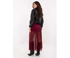 Italy Moda Spódnica-MI-SD-3292.09P-bordinė