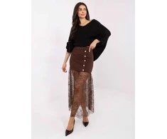 Italy Moda Spódnica-MI-SD-3292.09P-ruda