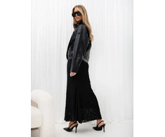 Italy Moda Spódnica-MI-SD-3573.01-juoda