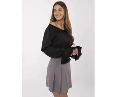 Italy Moda Spódnica-MI-SD-88662.92-pilka
