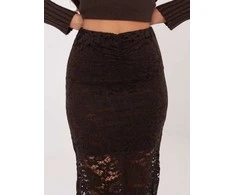 Italy Moda Spódnica-MI-SD-G9137.16P-ciemny ruda