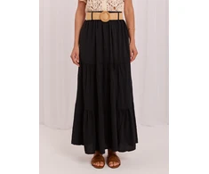 Italy Moda Spódnica-MO-SD-25013.27-juoda