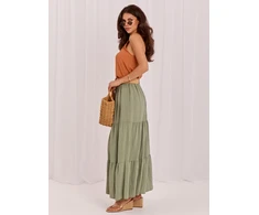 Italy Moda Spódnica-MO-SD-25013.27-khaki