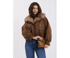 Italy Moda Striukė-IR-KR-8602.84-camelowy