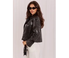 Italy Moda Moteriška striukė IR-KR-AY1007.97P juodos spalvos