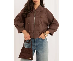 Italy Moda Striukė-MI-KR-3546.65-ciemny bezowy