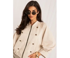Italy Moda Striukė-MI-KR-3546.65-jasny smėlio spalva