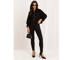 Italy Moda Moteriška striukė MI-KR-3546.65 juodos spalvos